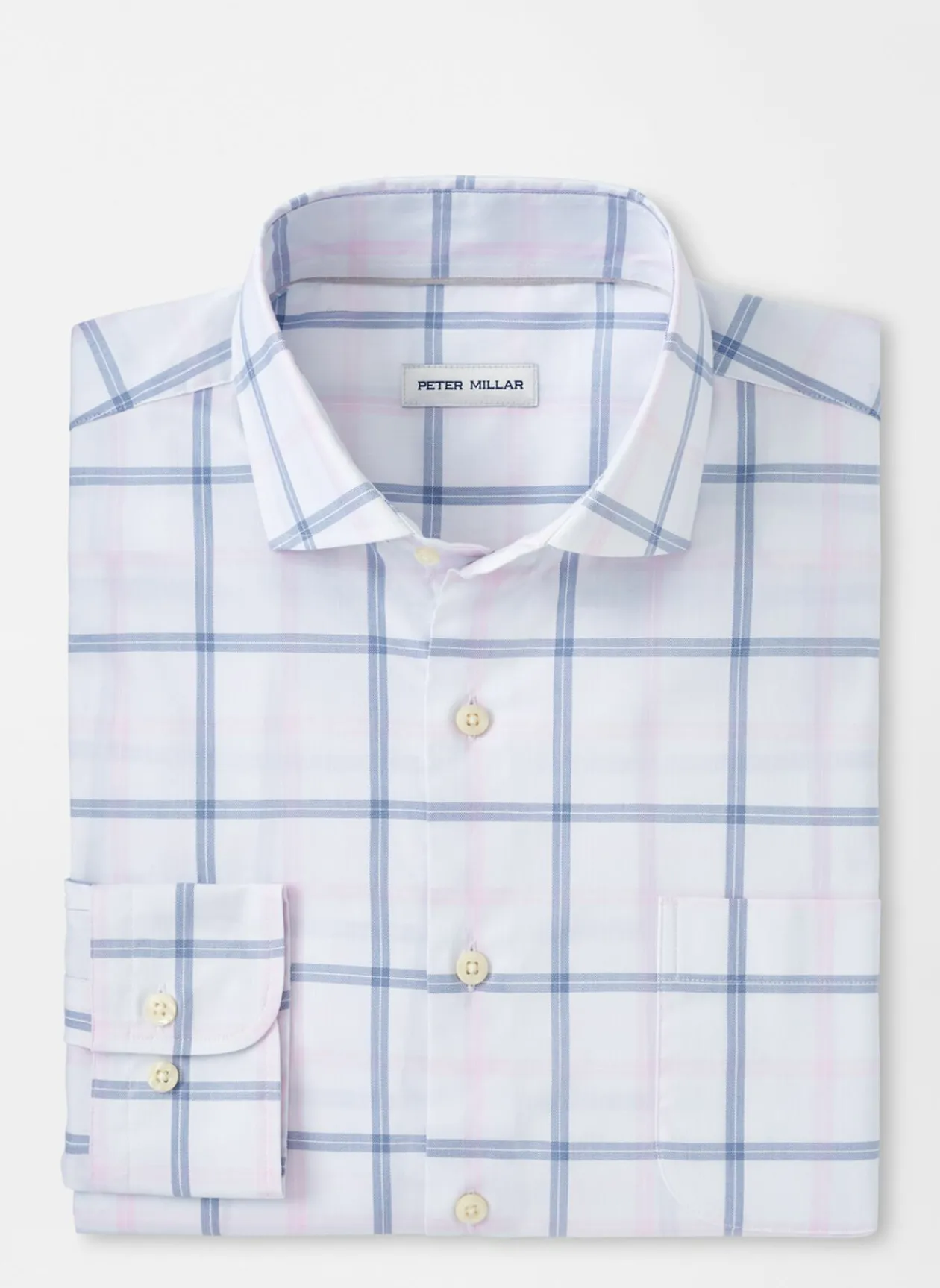 Peter Millar Sport Shirts|Abbot Crown Lite Cotton-Stretch Sport Shirt