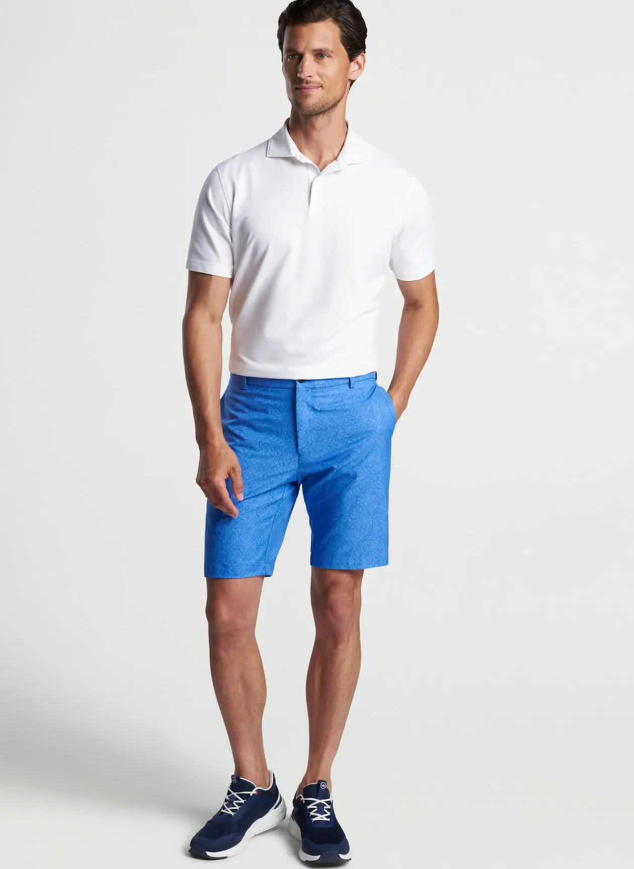 Peter Millar Polos|Albatross Cotton Blend Pique Polo
