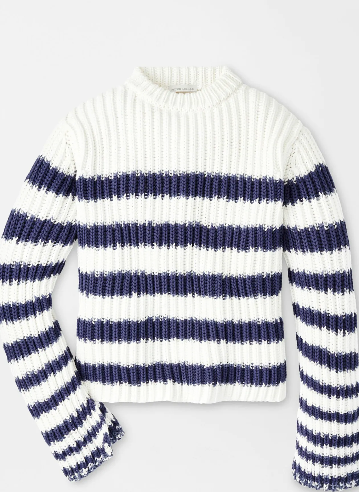 Peter Millar Sweaters|Alek Wide Sleeve Stripe Sweater