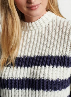 Peter Millar Sweaters|Alek Wide Sleeve Stripe Sweater
