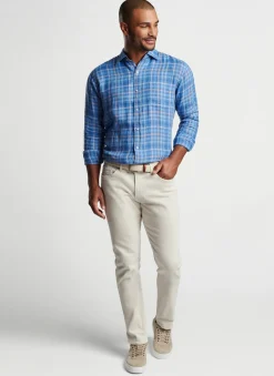 Peter Millar Sport Shirts|Ashore Linen Sport Shirt