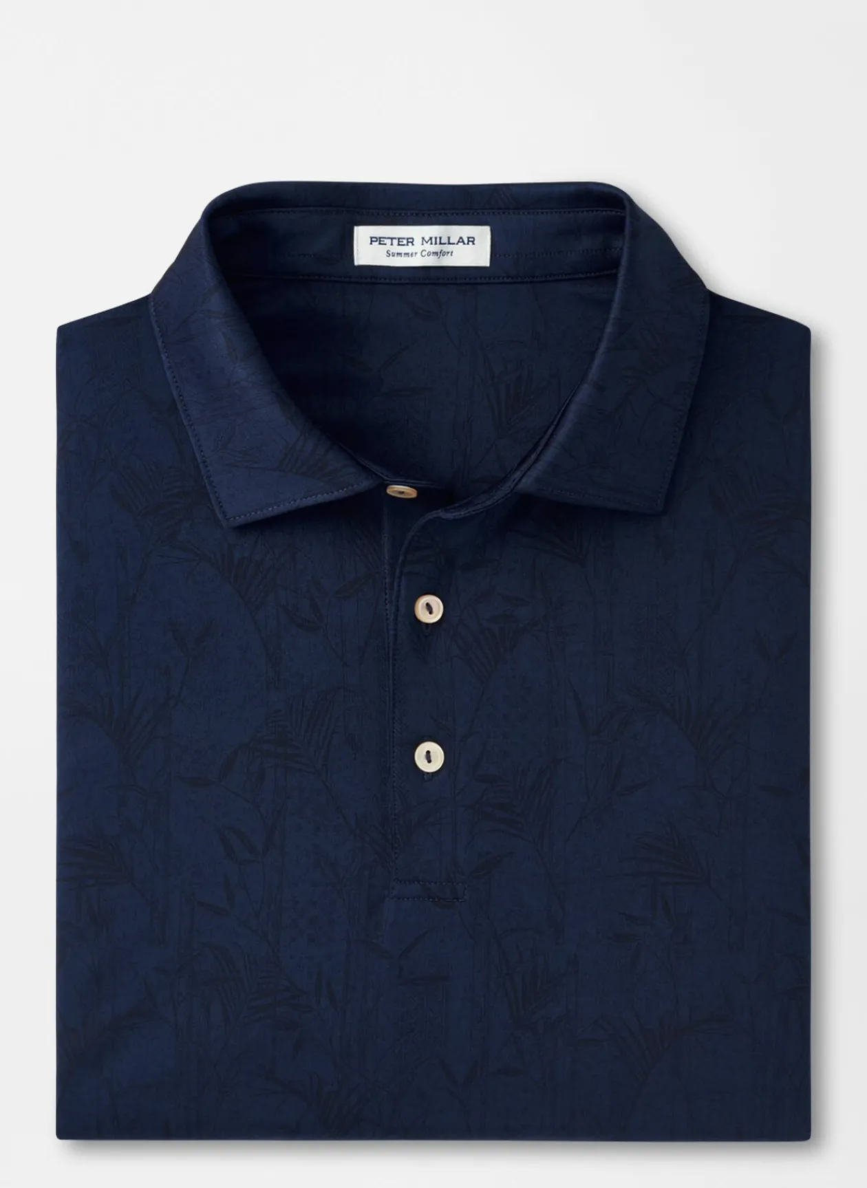 Peter Millar Sun Protection Apparel|Bamboo Botanical Performance Jersey Polo