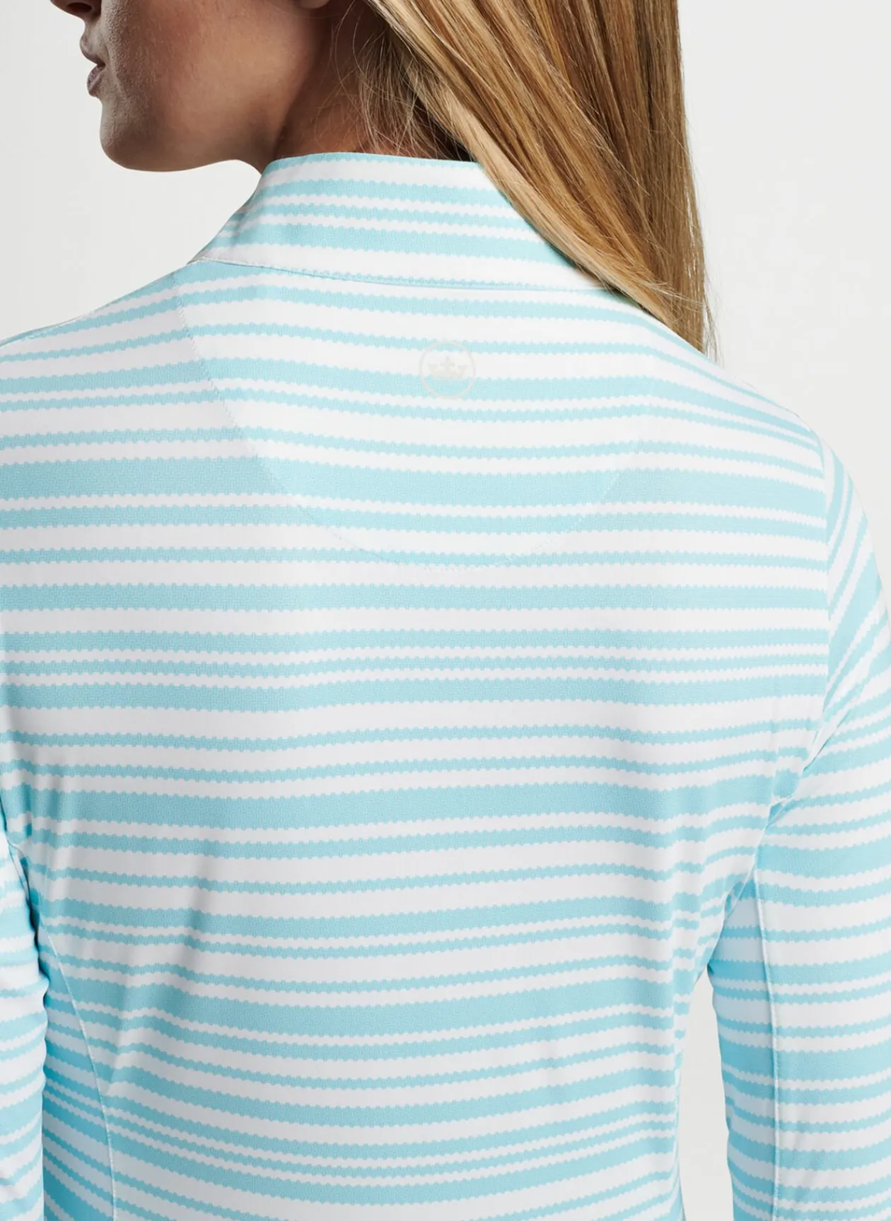 Peter Millar Pullovers & Layers|Basketweave Print Sun Shirt