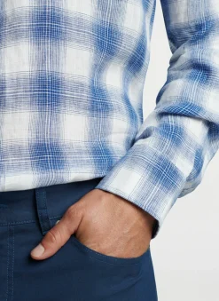 Peter Millar Sport Shirts|Beachcast Linen Sport Shirt