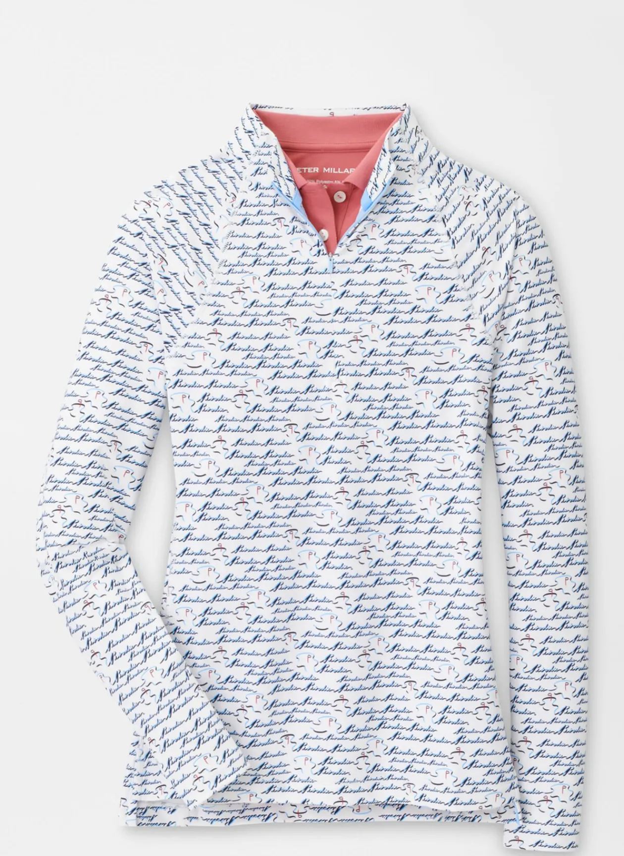 Peter Millar Pullovers & Layers|Birdie Print Raglan Sleeve Perth Layer