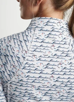 Peter Millar Pullovers & Layers|Birdie Print Raglan Sleeve Perth Layer