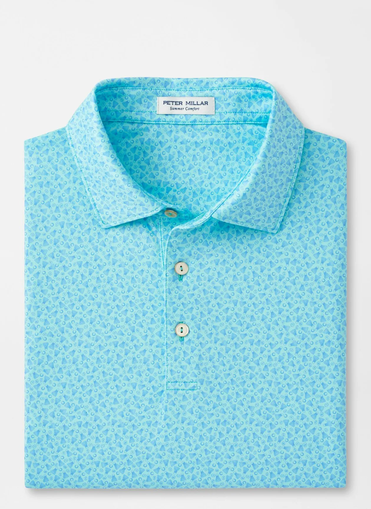 Peter Millar Sun Protection Apparel|Birdie Time Performance Jersey Polo