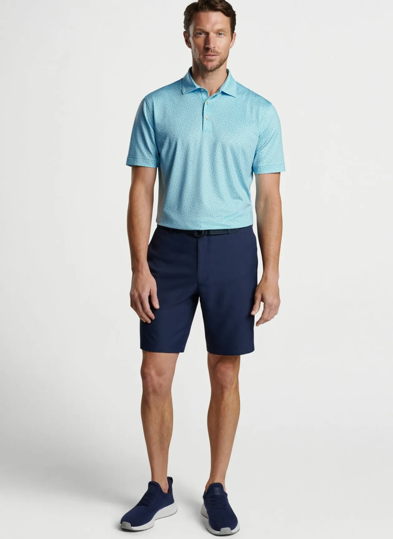 Peter Millar Sun Protection Apparel|Birdie Time Performance Jersey Polo