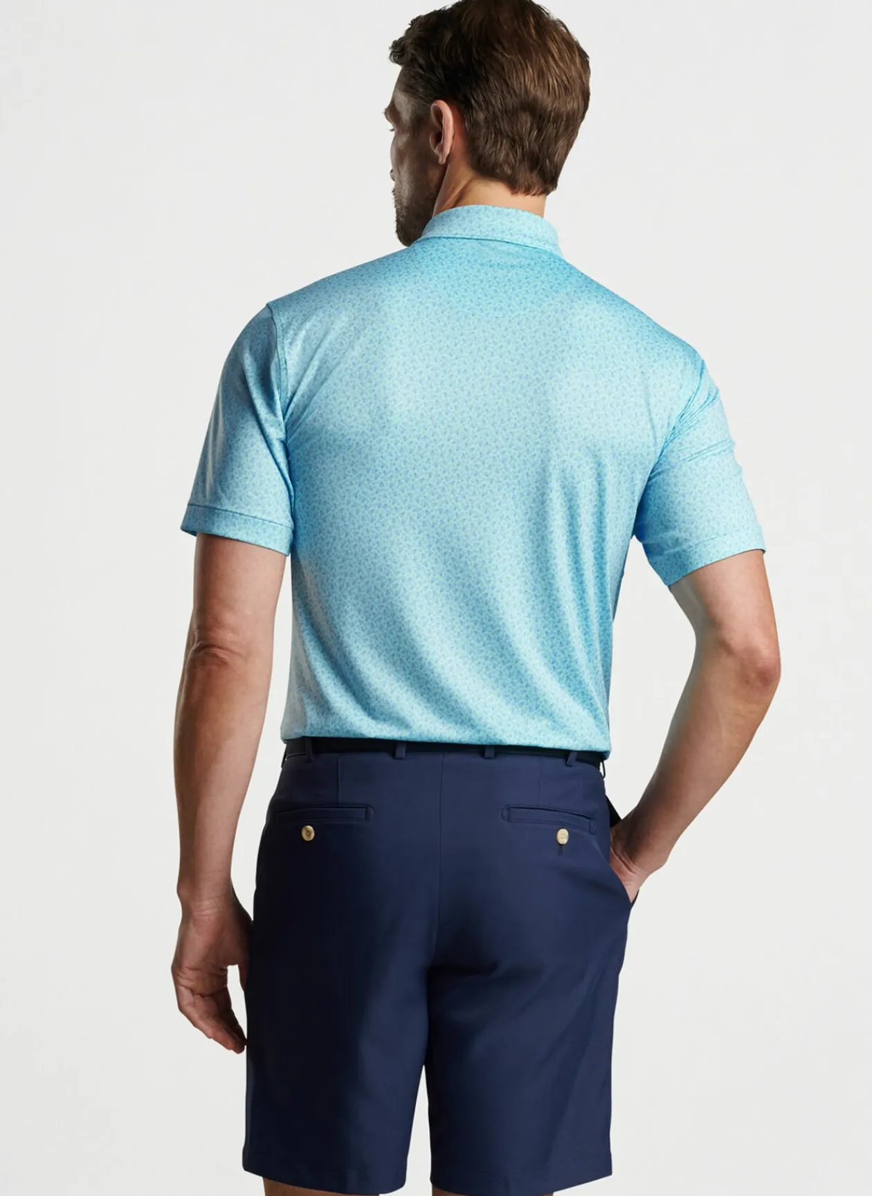 Peter Millar Sun Protection Apparel|Birdie Time Performance Jersey Polo