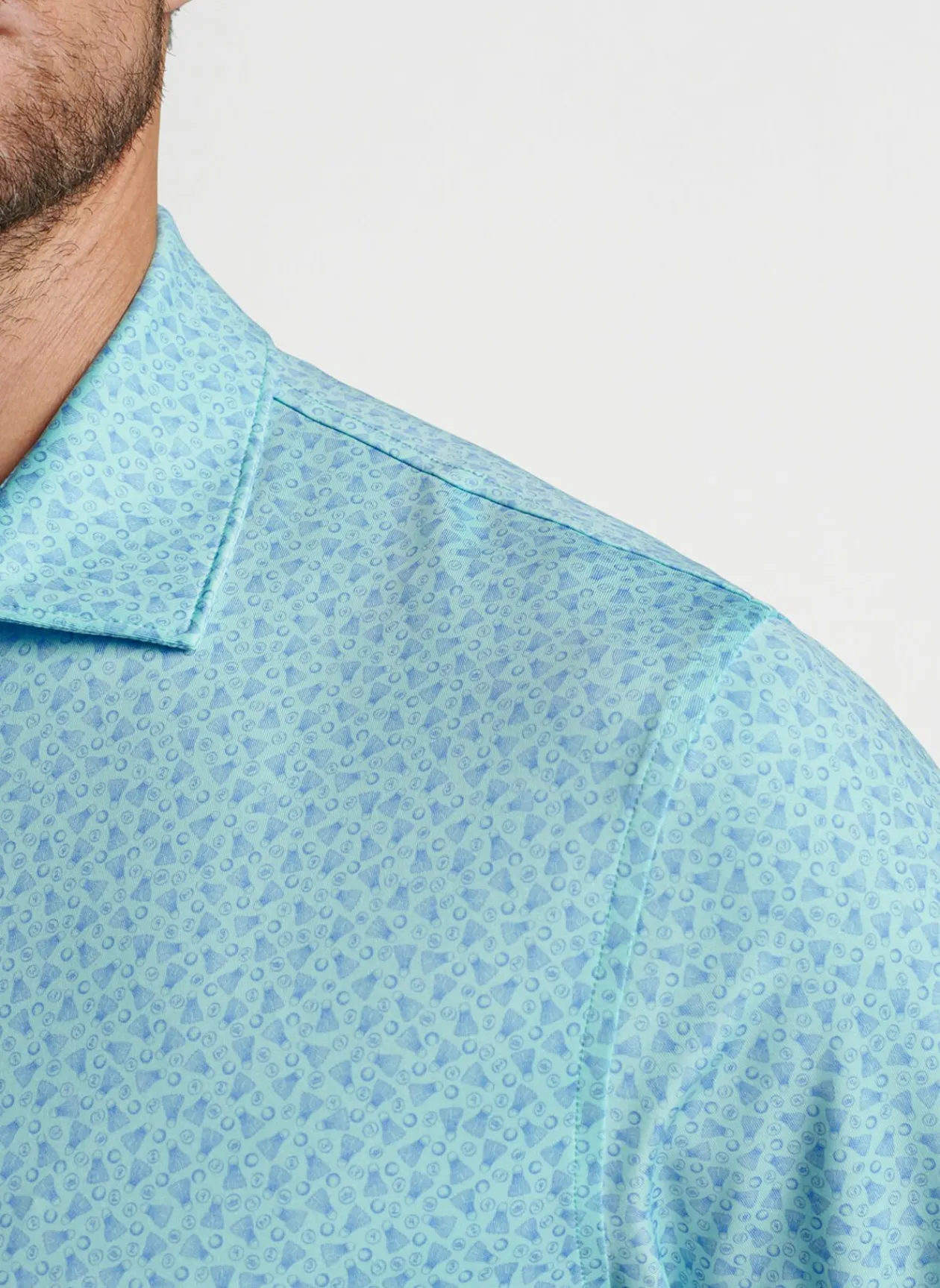 Peter Millar Sun Protection Apparel|Birdie Time Performance Jersey Polo