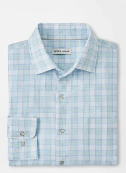 Peter Millar Sport Shirts|Block Island Cotton Sport Shirt