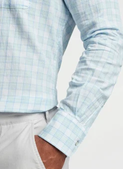 Peter Millar Sport Shirts|Block Island Cotton Sport Shirt