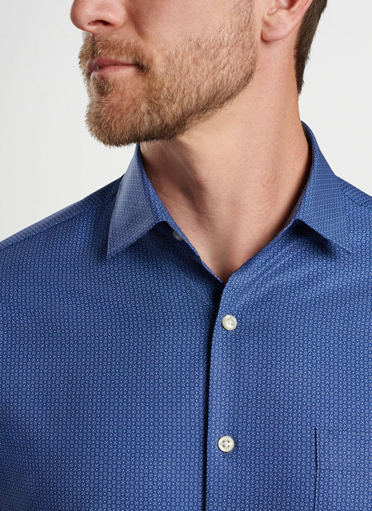 Peter Millar Sport Shirts|Bloques Performance Poplin Sport Shirt