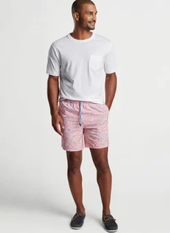 Peter Millar Swim Trunks|Boats And Ropes Swim Trunk
