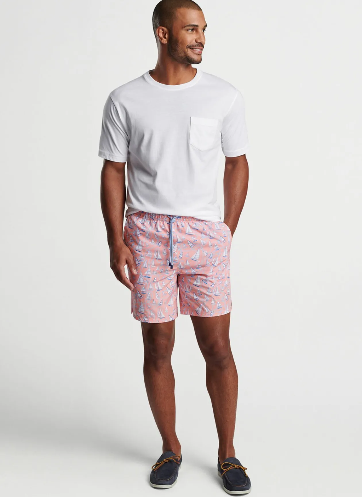 Peter Millar Swim Trunks|Boats And Ropes Swim Trunk