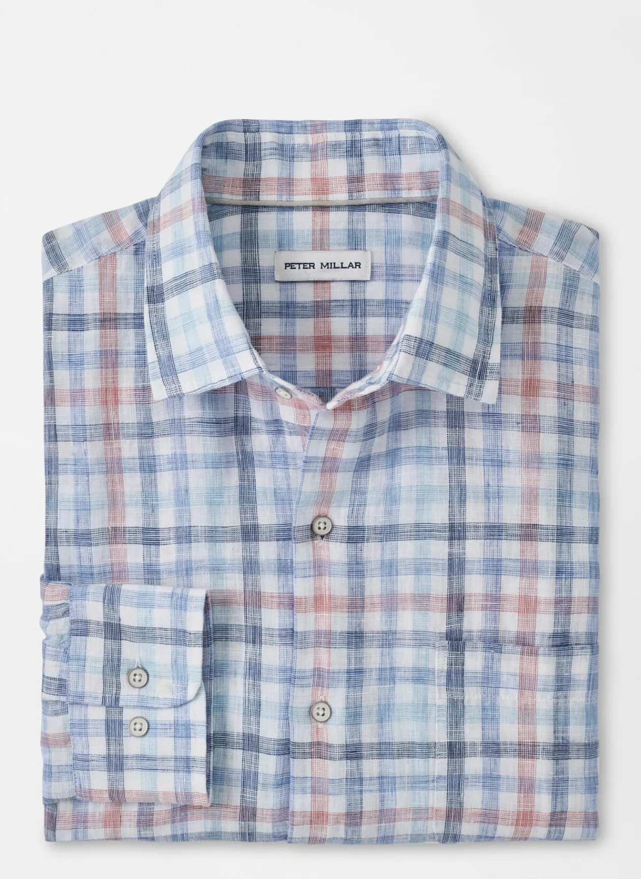 Peter Millar Sport Shirts|Breakwater Linen Sport Shirt