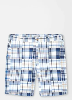 Peter Millar Shorts|Cabana Madras Cotton Short