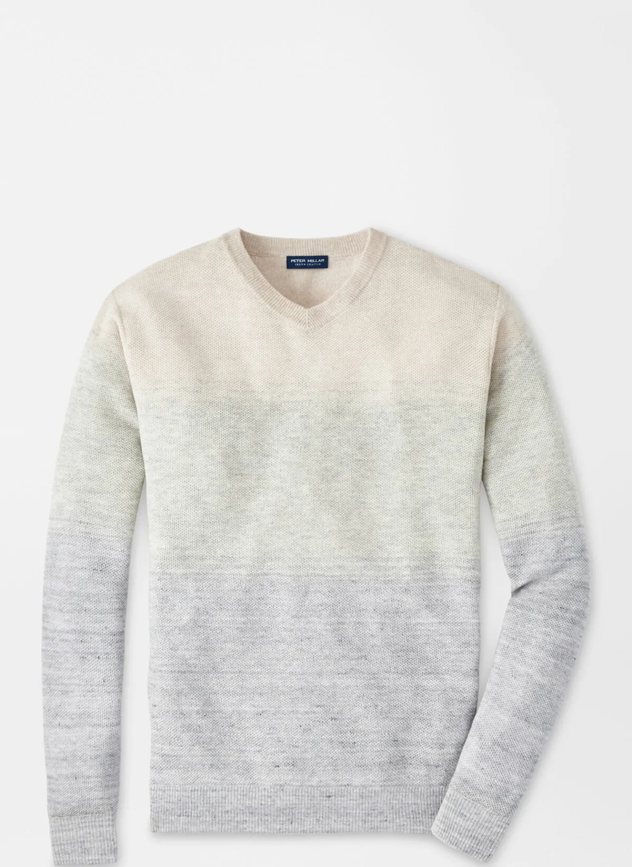 Peter Millar Sweaters|Camden High V Striped Sweater