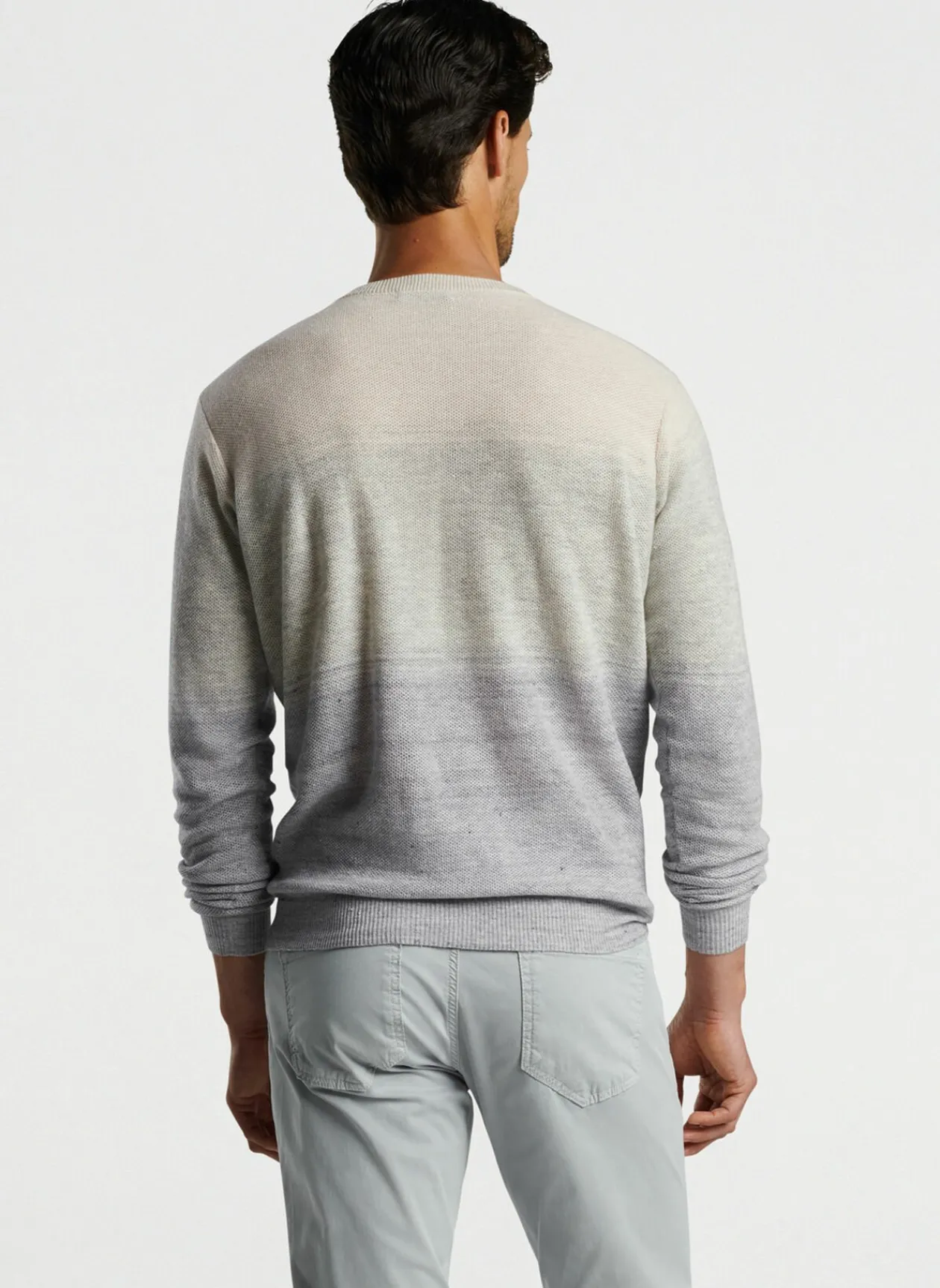 Peter Millar Sweaters|Camden High V Striped Sweater