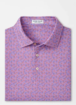 Peter Millar Sun Protection Apparel|Citrus Smash Performance Jersey Polo