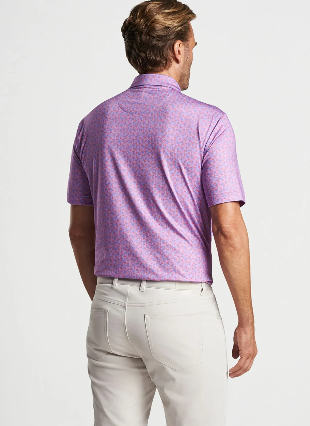 Peter Millar Sun Protection Apparel|Citrus Smash Performance Jersey Polo
