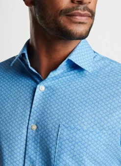 Peter Millar Sport Shirts|Clamming Performance Poplin Sport Shirt