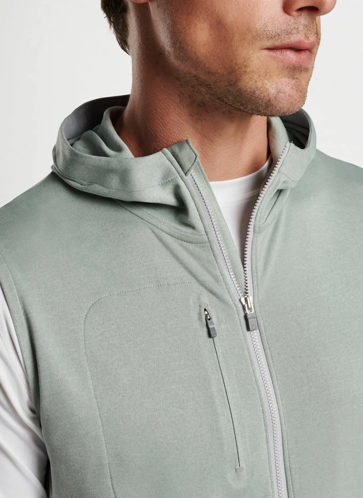 Peter Millar Vests|Cloudglow Performance Hoodie Vest