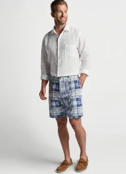 Peter Millar Sport Shirts|Coastal Garment Dyed Linen Sport Shirt