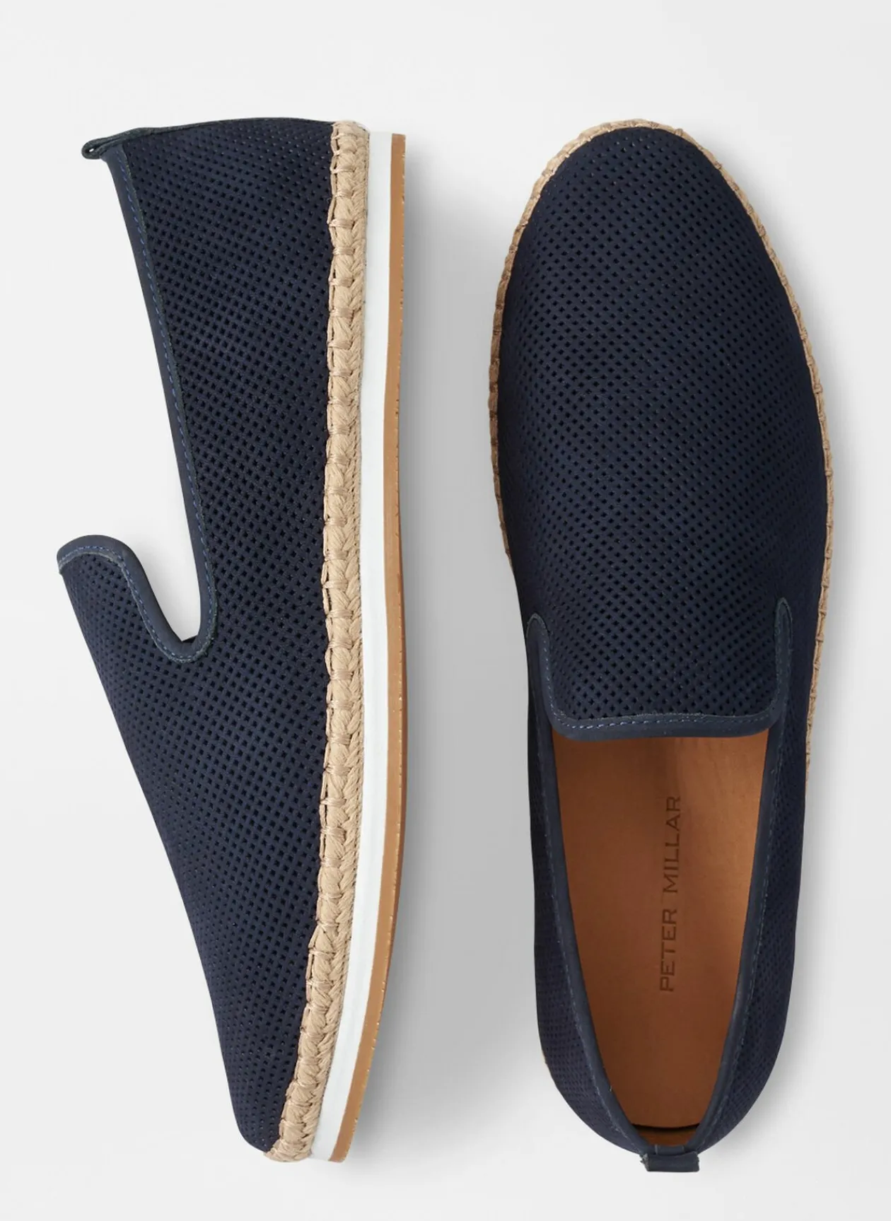 Peter Millar Casual Shoes|Coastal Perforated Slip-On