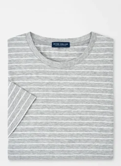 Peter Millar T-Shirts|Colt Short Sleeve Striped Crew T-Shirt