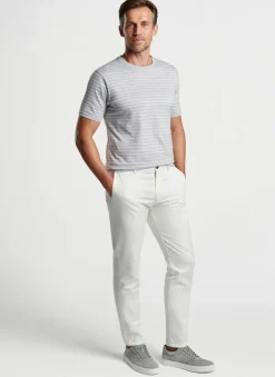 Peter Millar T-Shirts|Colt Short Sleeve Striped Crew T-Shirt