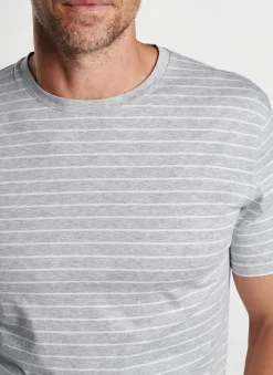 Peter Millar T-Shirts|Colt Short Sleeve Striped Crew T-Shirt