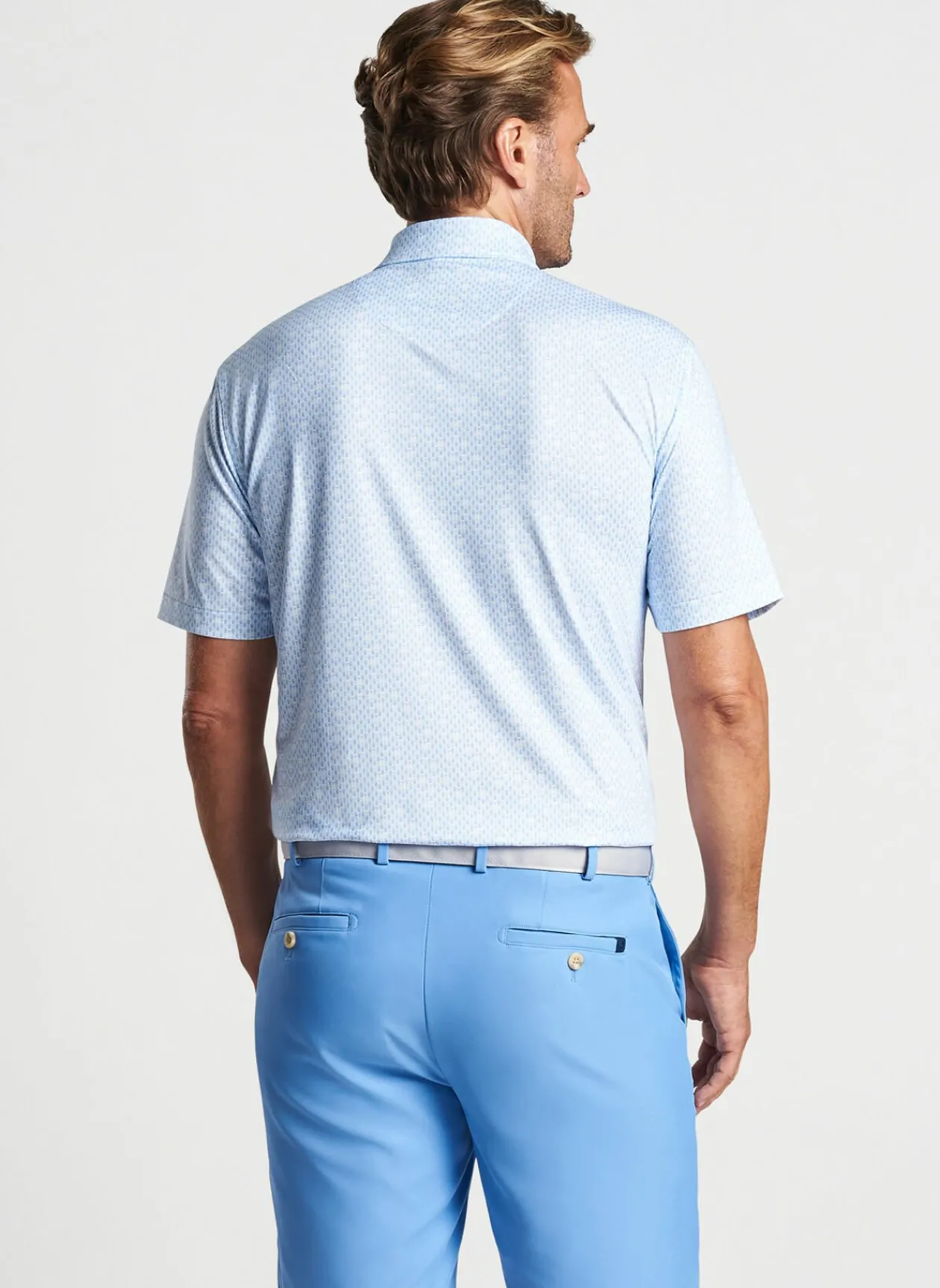 Peter Millar Sun Protection Apparel|Corkscrew Performance Jersey Polo