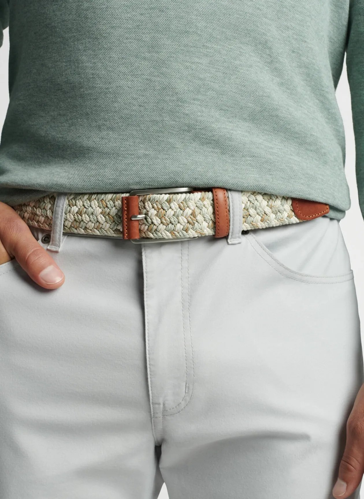 Peter Millar Belts|Cotton Melange Braided Belt