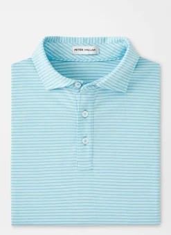 Peter Millar Polos|Crown Comfort Cotton Polo Trip Stripe