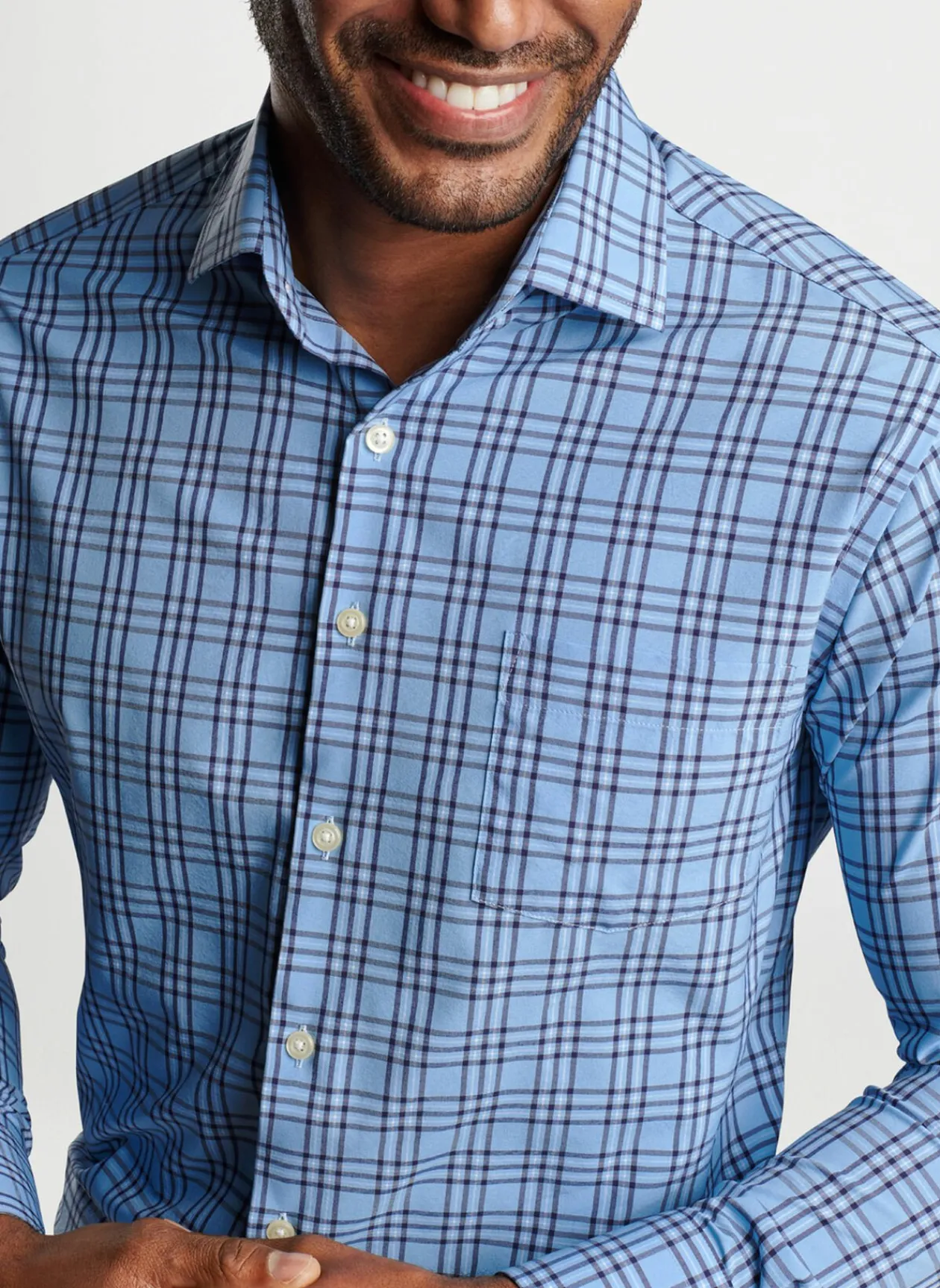 Peter Millar Sport Shirts|Darien Performance Poplin Sport Shirt