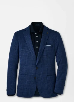 Peter Millar Sport Coats|Dayton Knit Plaid Soft Jacket