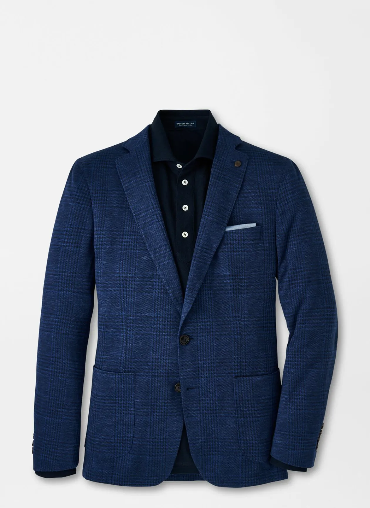 Peter Millar Sport Coats|Dayton Knit Plaid Soft Jacket