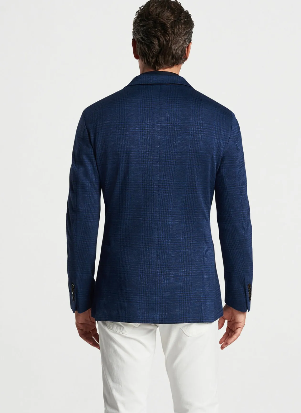 Peter Millar Sport Coats|Dayton Knit Plaid Soft Jacket