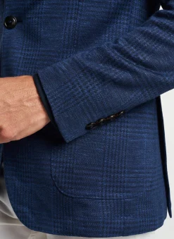 Peter Millar Sport Coats|Dayton Knit Plaid Soft Jacket