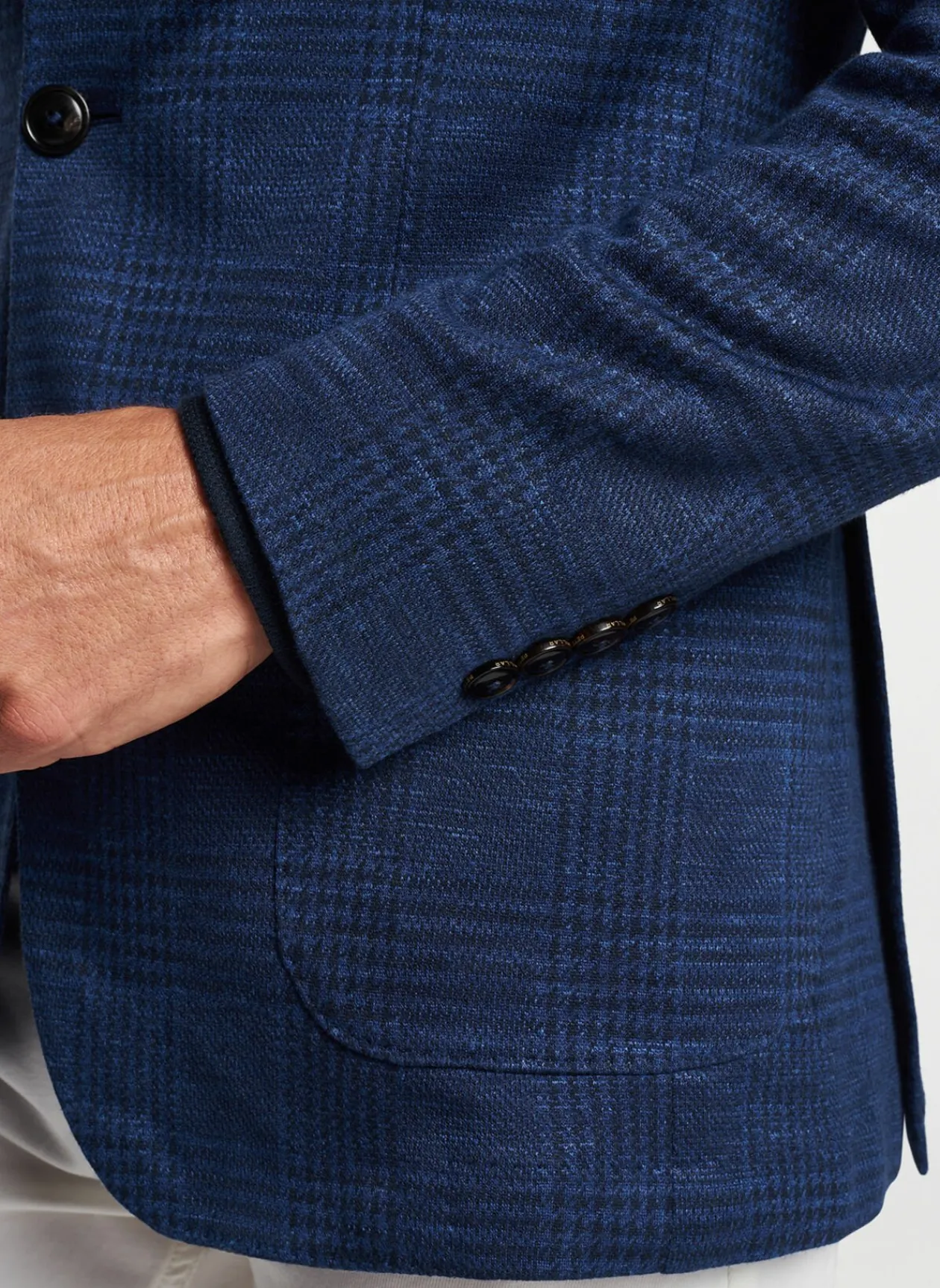 Peter Millar Sport Coats|Dayton Knit Plaid Soft Jacket