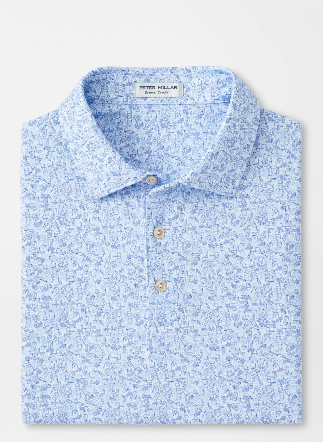 Peter Millar Sun Protection Apparel|Dazed And Transfused Performance Jersey Polo