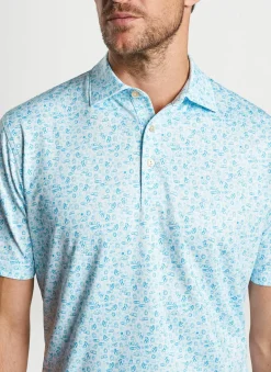 Peter Millar Sun Protection Apparel|Deja Vu Performance Jersey Polo