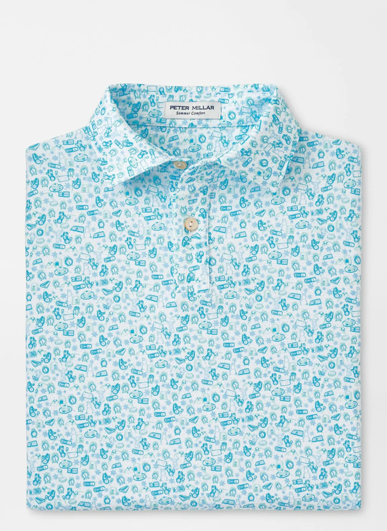 Peter Millar Youth|Deja Vu Youth Performance Jersey Polo
