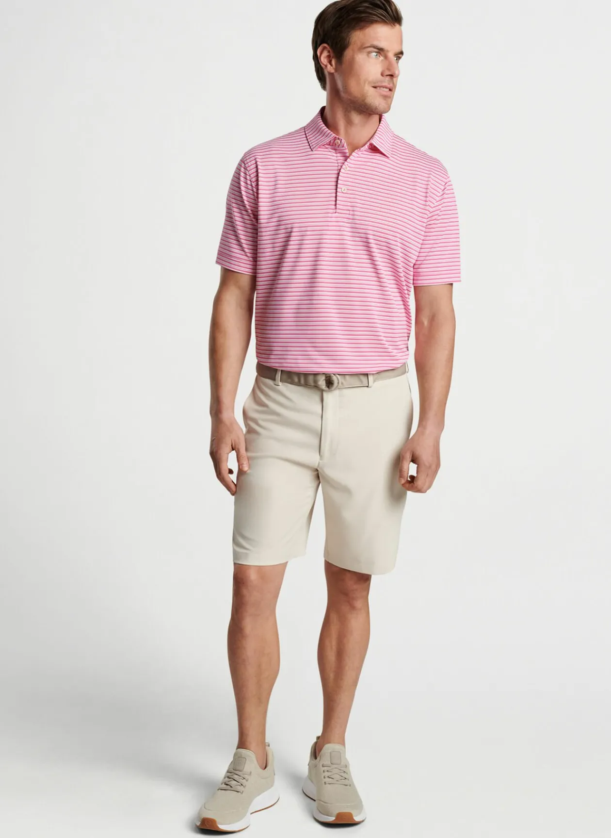 Peter Millar Sun Protection Apparel|Dellroy Performance Mesh Polo