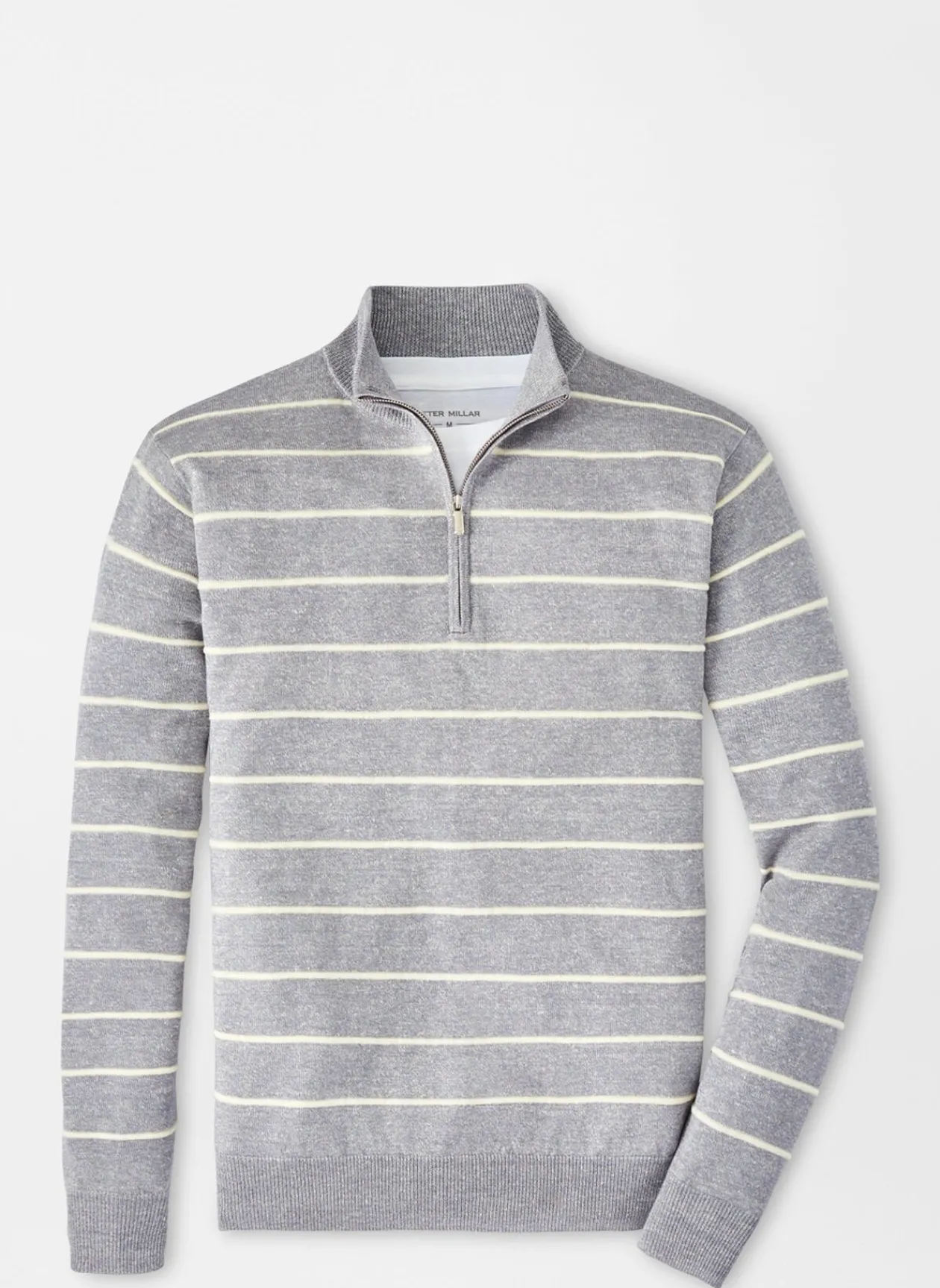 Peter Millar Sweaters|Eastham Striped Quarter-Zip Sweater