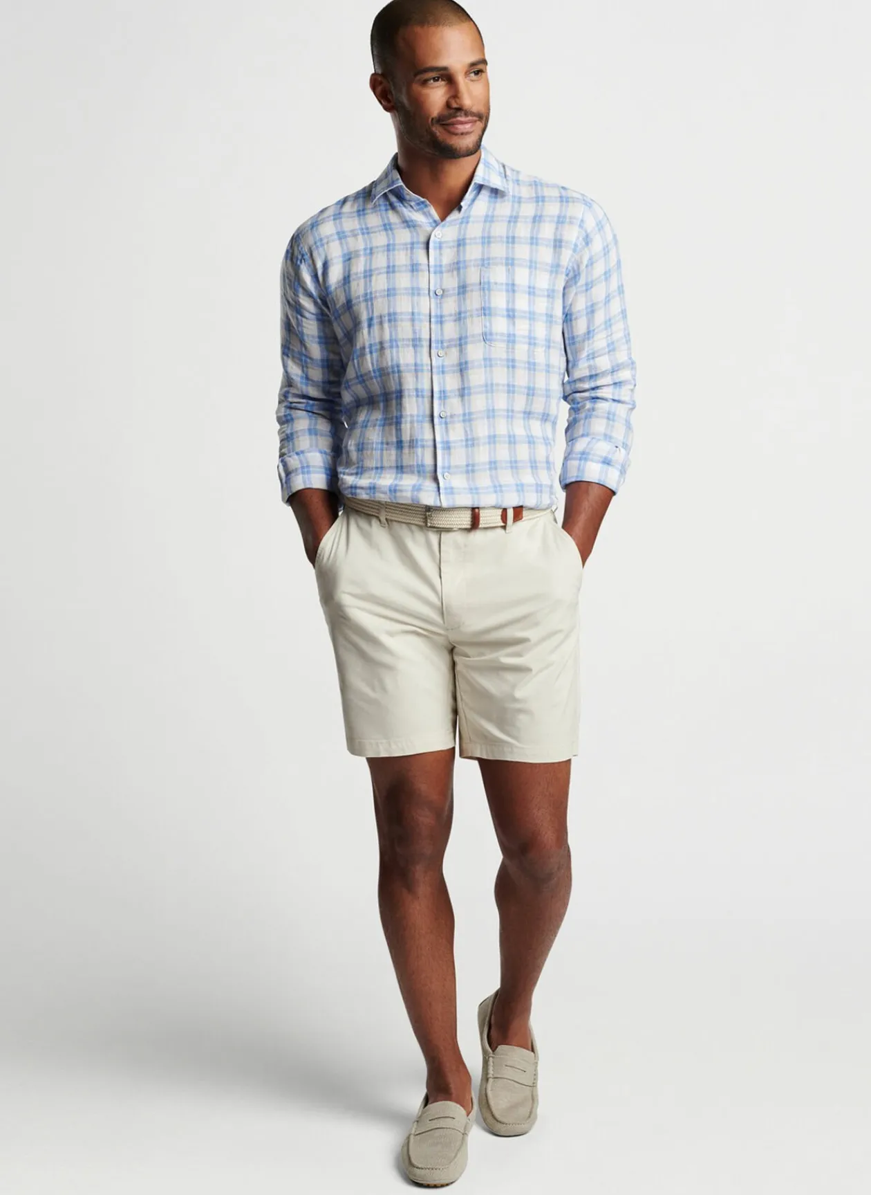 Peter Millar Sport Shirts|Edisto Linen Sport Shirt