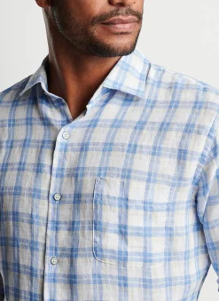 Peter Millar Sport Shirts|Edisto Linen Sport Shirt