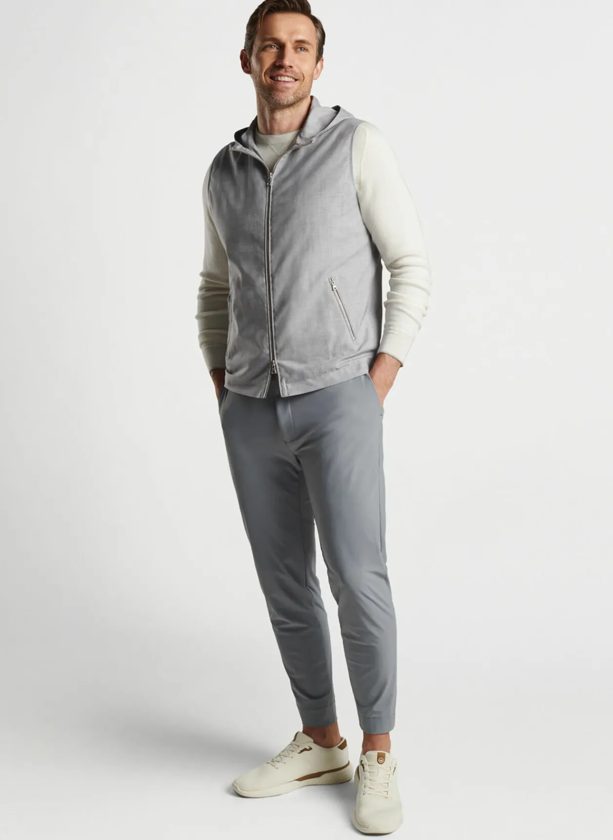 Peter Millar Vests|Excursionist Lite Hooded Vest
