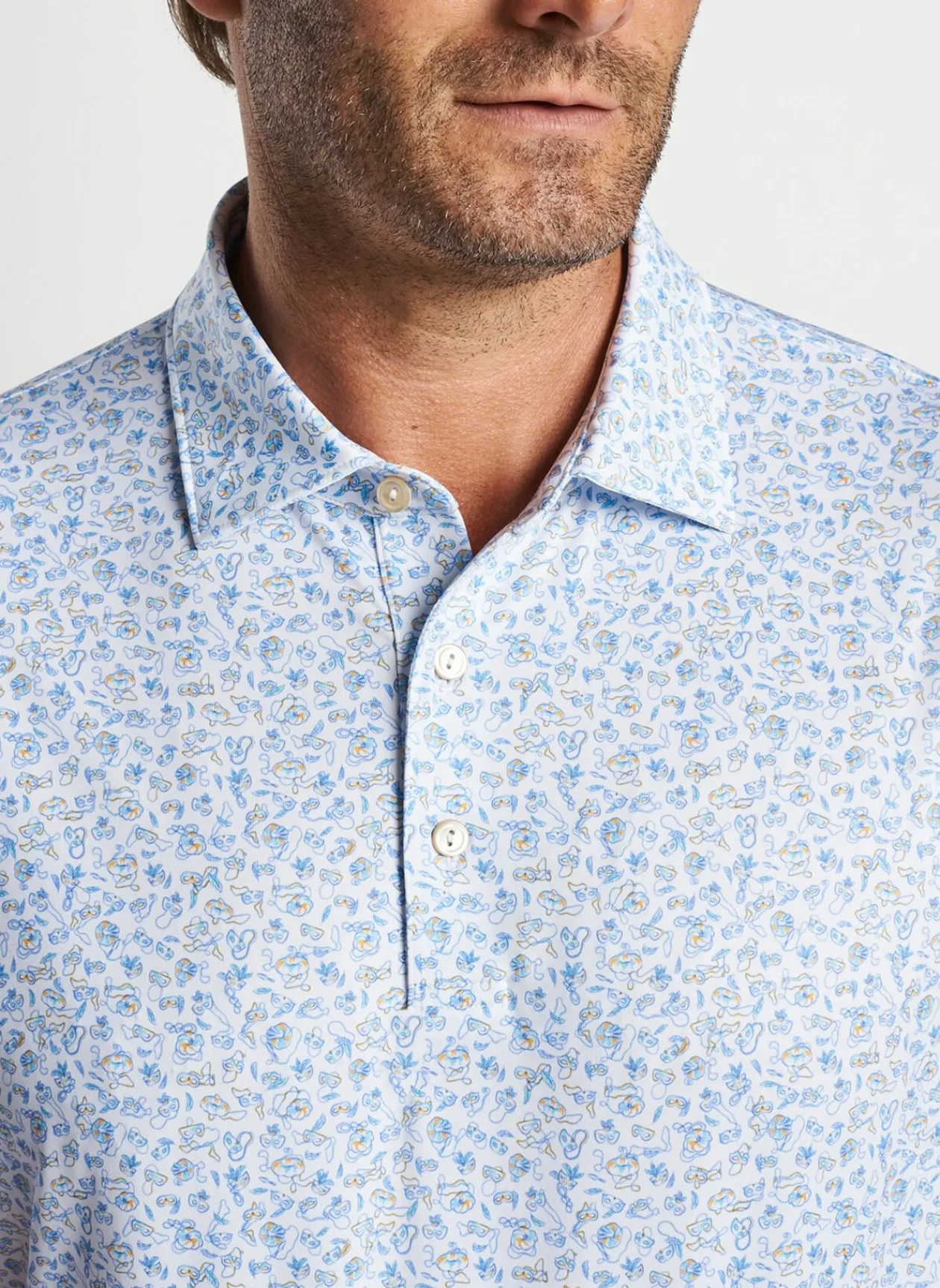 Peter Millar Polos|Fat Tuesday Performance Jersey Polo